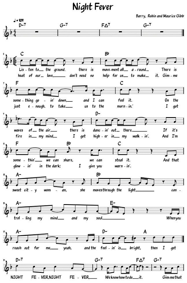 Sheet Music